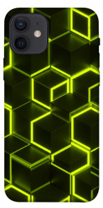 Чохол Neon hexagon для iPhone 12