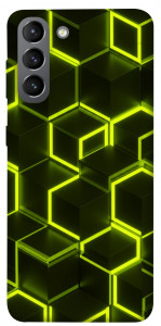 Чехол Neon hexagon для Galaxy S21