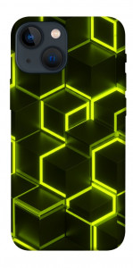 Чехол Neon hexagon для iPhone 13 mini