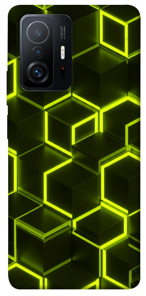 Чохол Neon hexagon для Xiaomi 11T