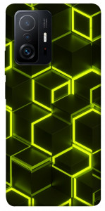 Чехол Neon hexagon для Xiaomi 11T Pro