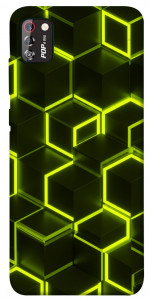 Чохол Neon hexagon для TECNO POP 4 Pro