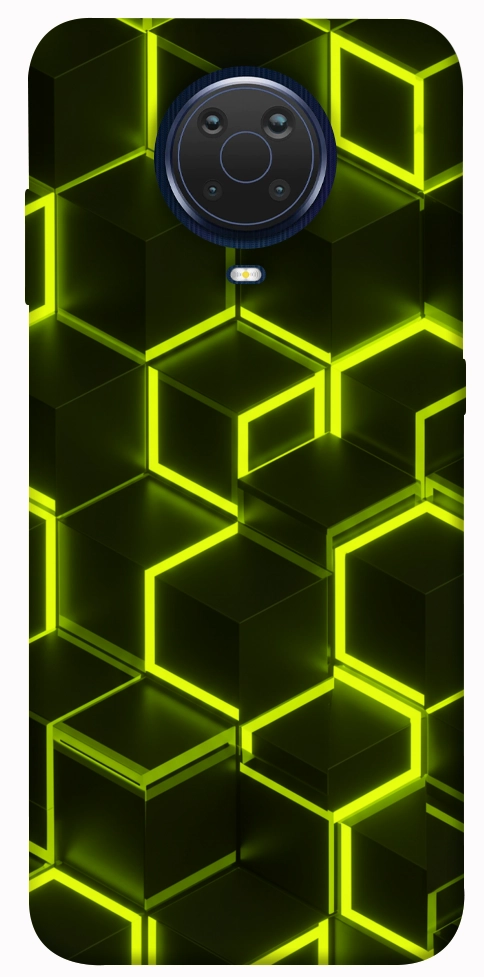 Чохол Neon hexagon для Nokia G20