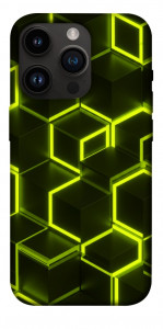 Чохол Neon hexagon для iPhone 14 Pro