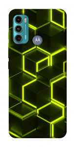 Чохол Neon hexagon для Motorola Moto G60