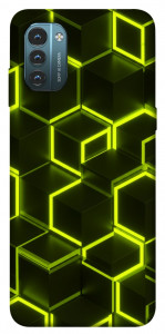 Чехол Neon hexagon для Nokia G21