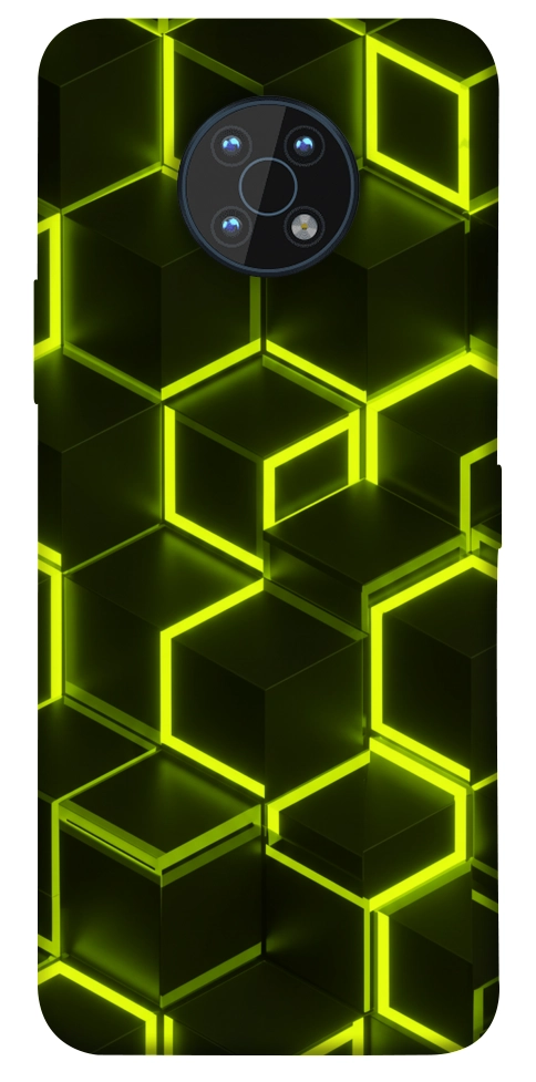 Чехол Neon hexagon для Nokia G50