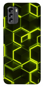 Чохол Neon hexagon для Nokia G60