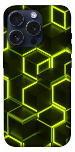 Чохол Neon hexagon для iPhone 15 Pro