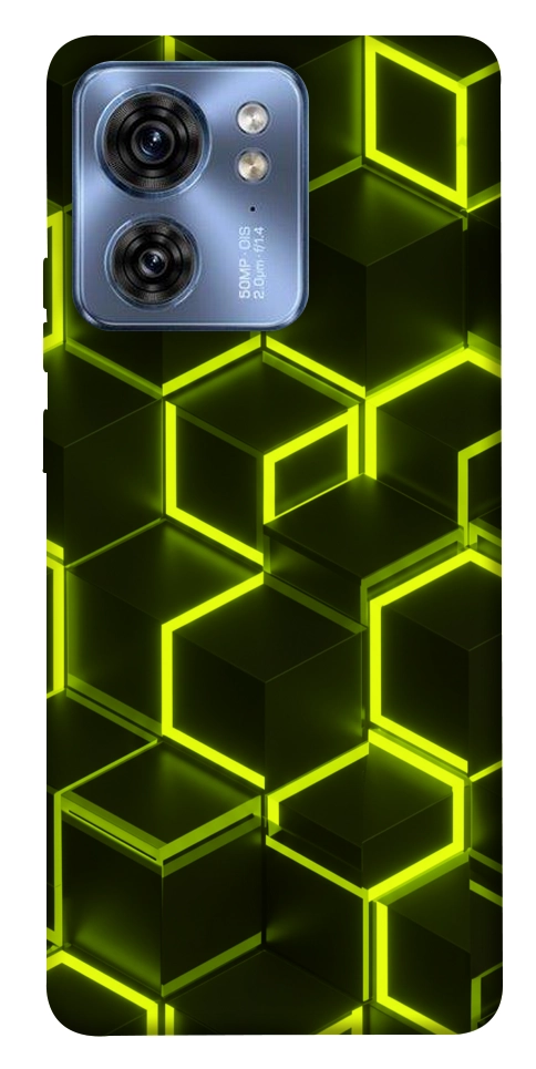 Чохол Neon hexagon для Motorola Edge 40