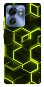 Чохол Neon hexagon для Motorola Edge 40