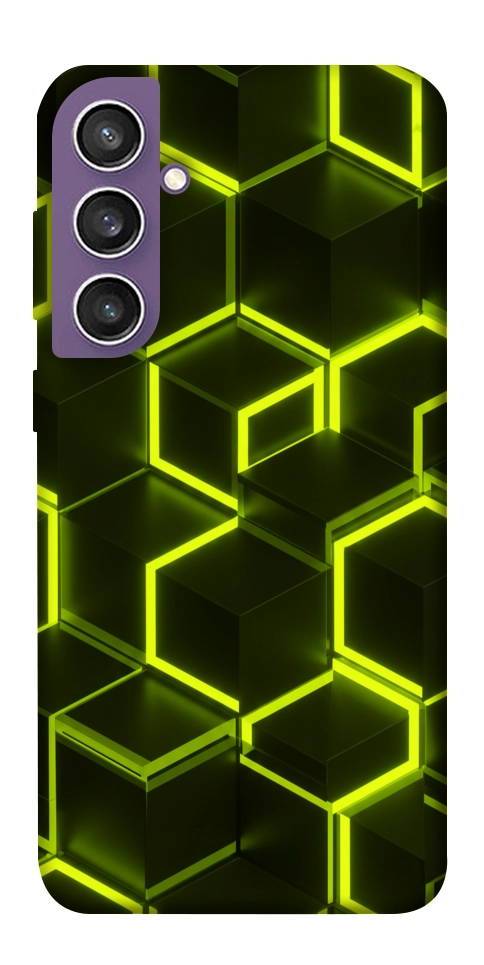 Чохол Neon hexagon для Galaxy S23 FE