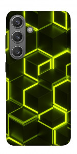 Чехол Neon hexagon для Galaxy S24