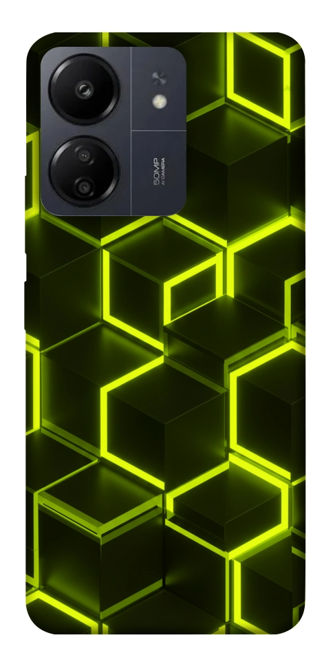 Чохол Neon hexagon для Xiaomi Poco C65