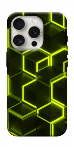 Чехол Neon hexagon для iPhone 16 Pro Max