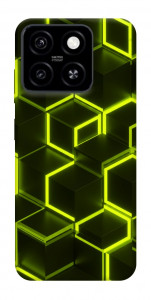 Чохол Neon hexagon для ZTE Blade A55 4G