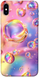 Чехол Neon bubbles для iPhone X