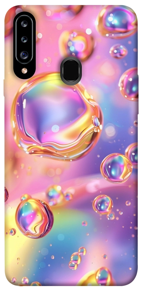 Чехол Neon bubbles для Galaxy A20s (2019)