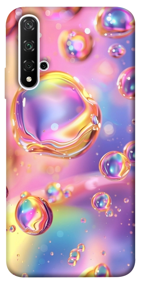 Чехол Neon bubbles для Huawei Honor 20