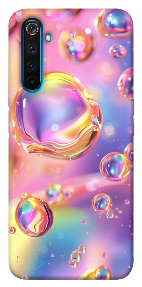 Чехол Neon bubbles для Realme 6 Pro