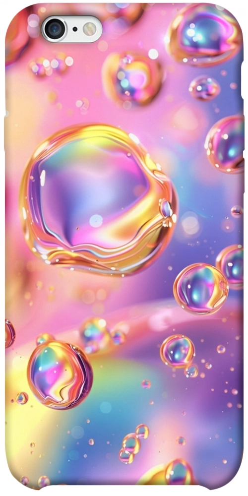 Чехол Neon bubbles для iPhone 6S Plus