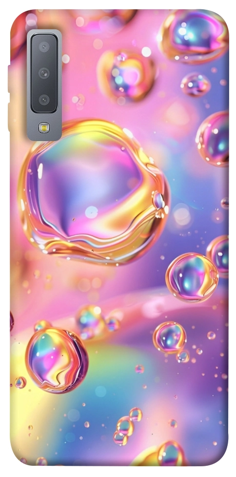 Чехол Neon bubbles для Galaxy A7 (2018)