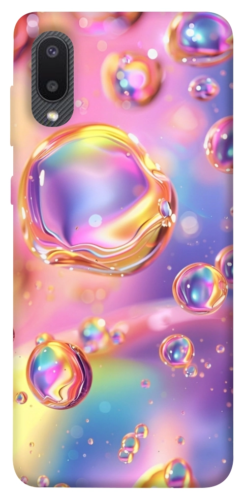 Чохол Neon bubbles для Galaxy A02