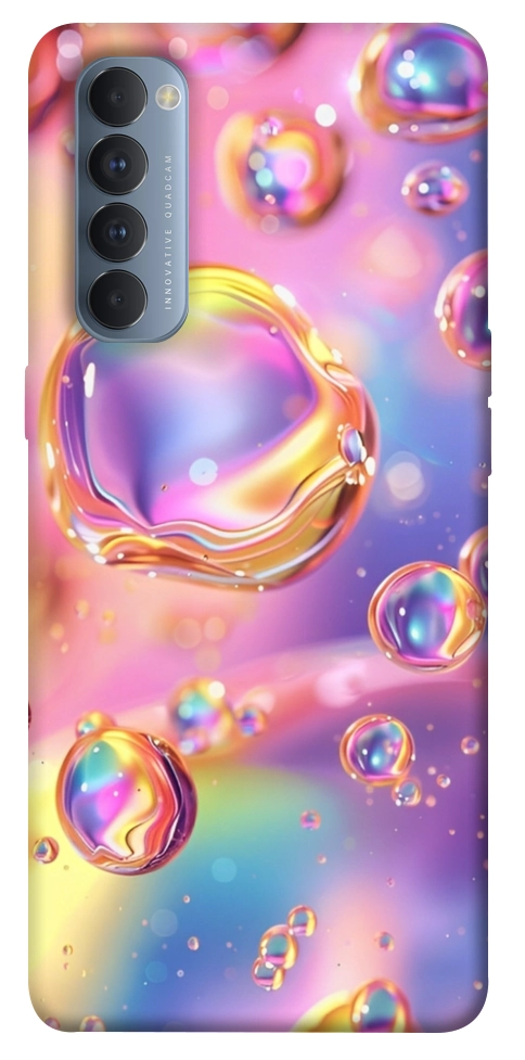 Чехол Neon bubbles для Oppo Reno 4 Pro