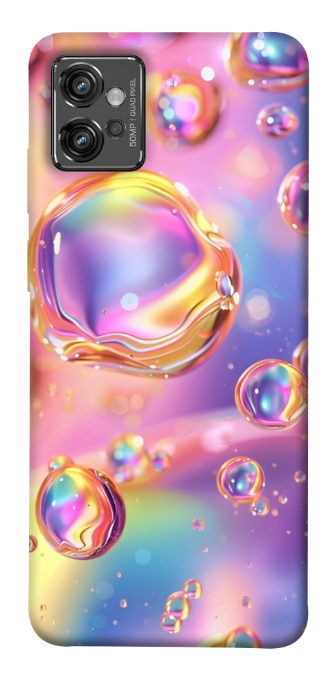 Чохол Neon bubbles для Motorola Moto G32