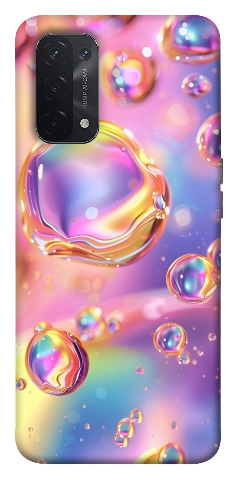 Чохол Neon bubbles для Oppo A74 5G