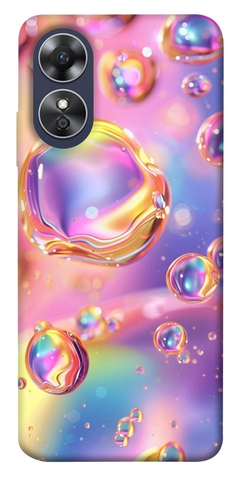 Чохол Neon bubbles для Oppo A17