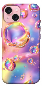 Чехол Neon bubbles для iPhone 15