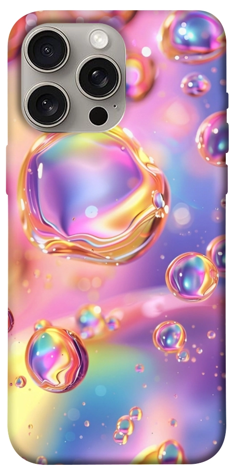 Чехол Neon bubbles для iPhone 15 Pro Max