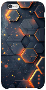 Чехол Burning hex pattern для iPhone 6s (4.7'')