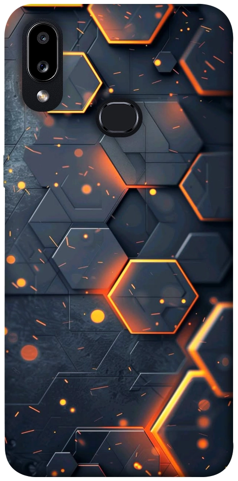 Чохол Burning hex pattern для Galaxy A10s (2019)