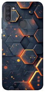 Чохол Burning hex pattern для Galaxy A11 (2020)