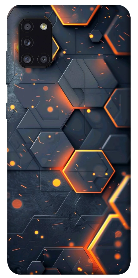 Чохол Burning hex pattern для Galaxy A31 (2020)