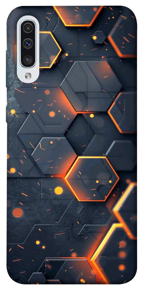 Чохол Burning hex pattern для Galaxy A50 (2019)