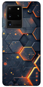 Чехол Burning hex pattern для Galaxy S20 Ultra (2020)