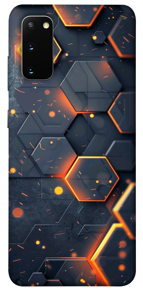 Чохол Burning hex pattern для Galaxy S20 (2020)