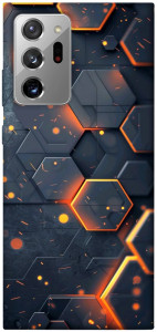 Чехол Burning hex pattern для Galaxy Note 20 Ultra