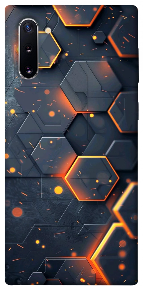 Чохол Burning hex pattern для Galaxy Note 10 (2019)