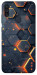 Чехол Burning hex pattern для Galaxy M11 (2020)