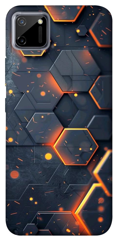 Чохол Burning hex pattern для Realme C11