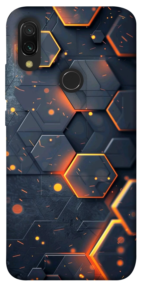 Чохол Burning hex pattern для Xiaomi Redmi 7