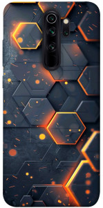 Чохол Burning hex pattern для Xiaomi Redmi Note 8 Pro