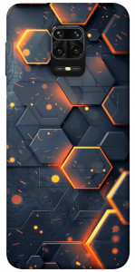 Чохол Burning hex pattern для Xiaomi Redmi Note 9 Pro