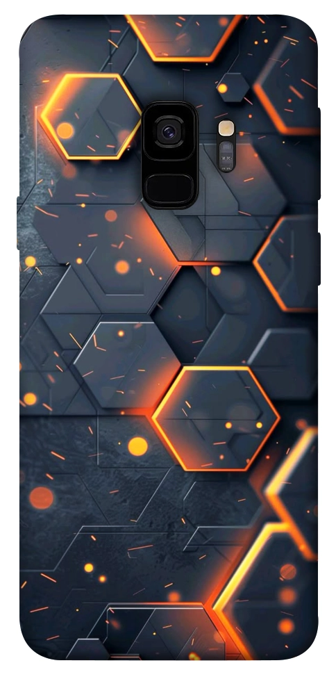 Чохол Burning hex pattern для Galaxy S9