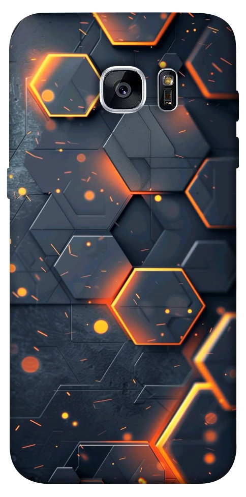 Чохол Burning hex pattern для Galaxy S7 Edge