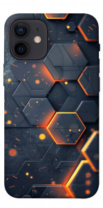 Чехол Burning hex pattern для iPhone 12 mini